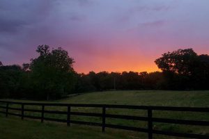 Goshen Crest Farm Sunset